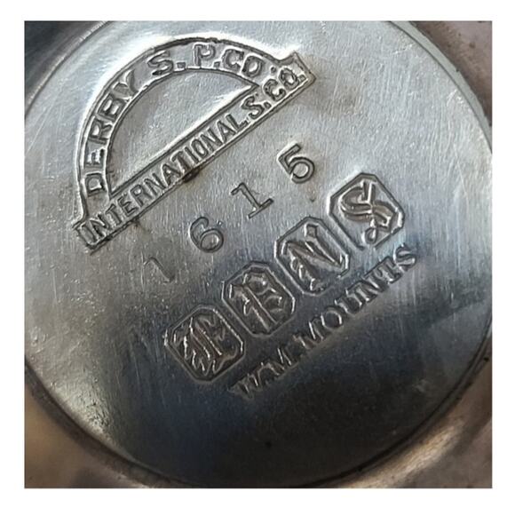 Derby Silver Company Plated Ornate Vintage Tea Set Water Pitcher Sugar Creamer - Picture 9 of 9